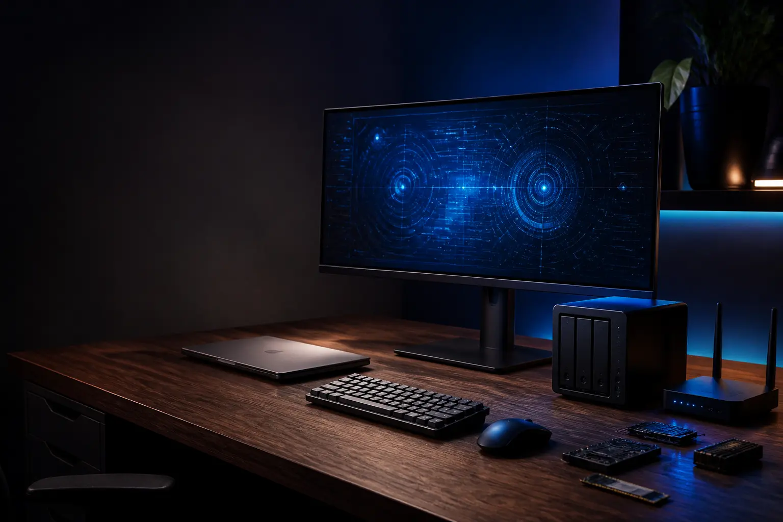 Espacio de trabajo y laboratorio de redes, ciberseguridad y WordPress de Soy Tavi