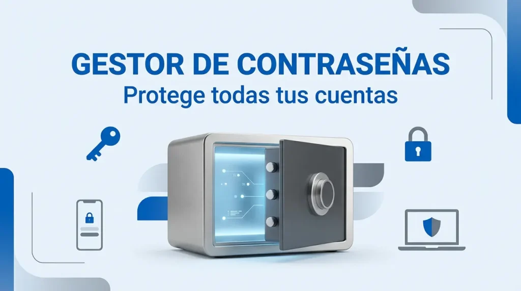 Gestor de contraseñas para proteger todas tus cuentas