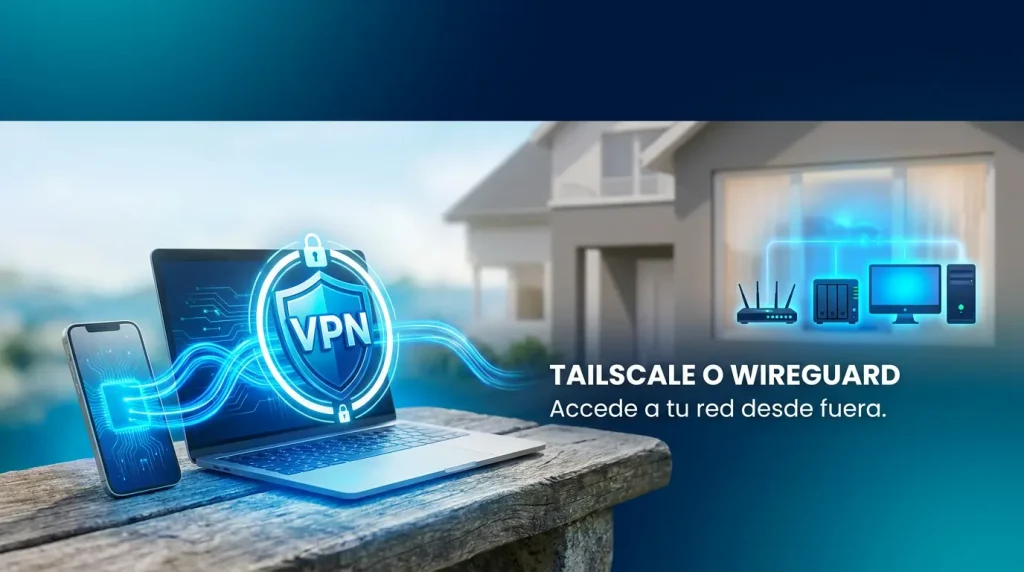 Tailscale o WireGuard para acceder a una red doméstica desde fuera